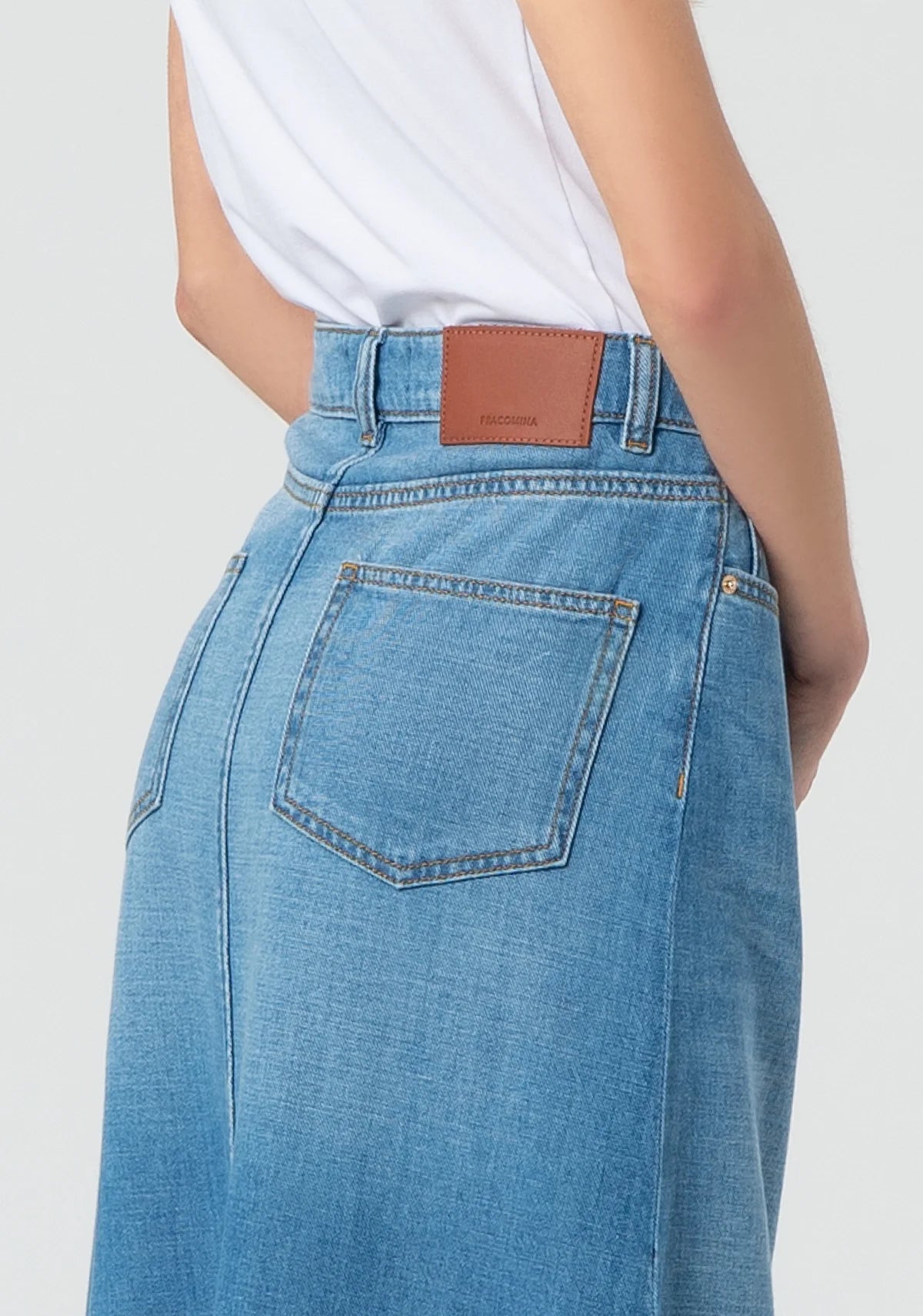 GONNA JEANS MIDI FRACOMINA