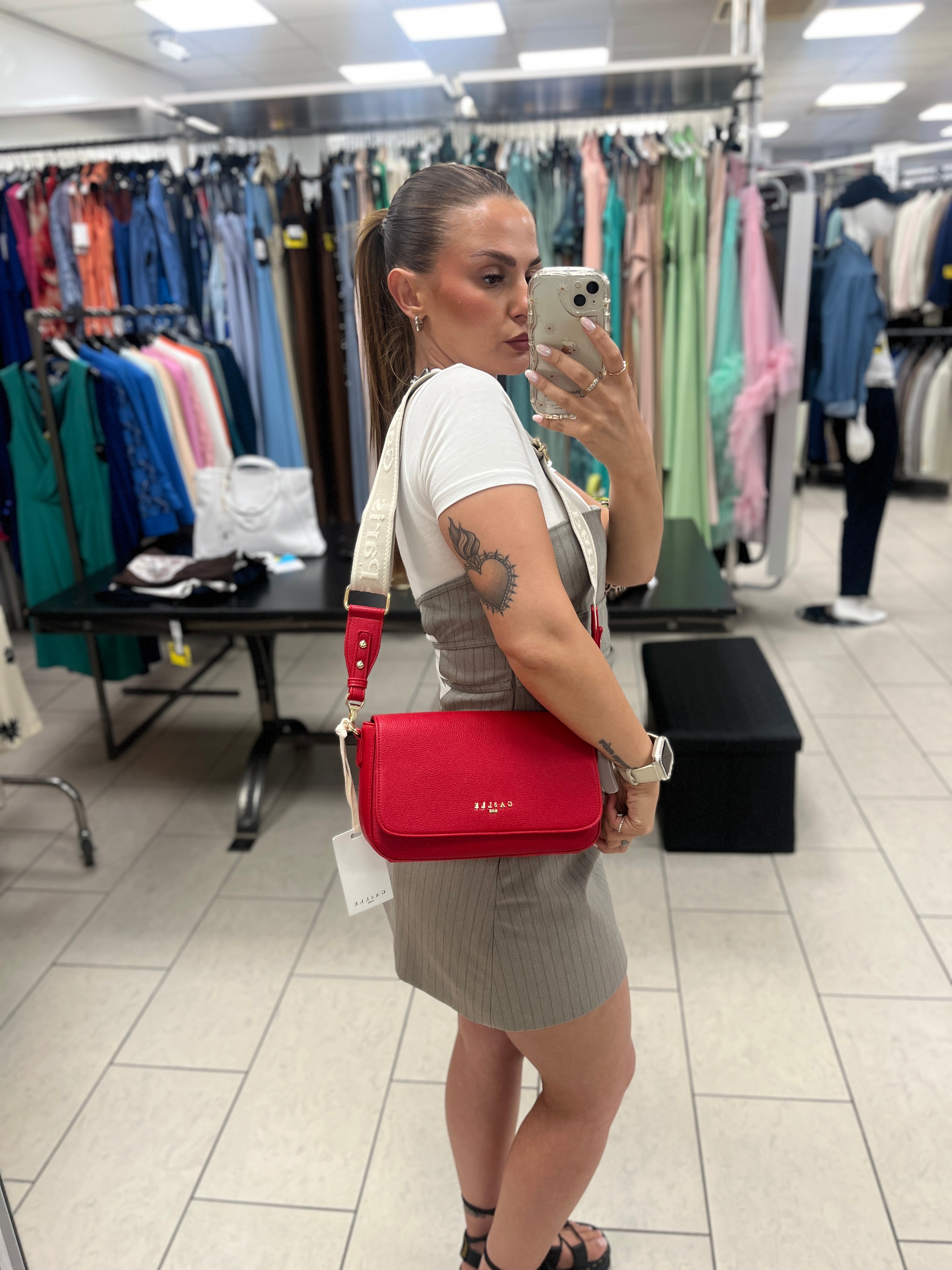 BORSA CON MAXI TRACOLLA IN CANVAS GAELLE