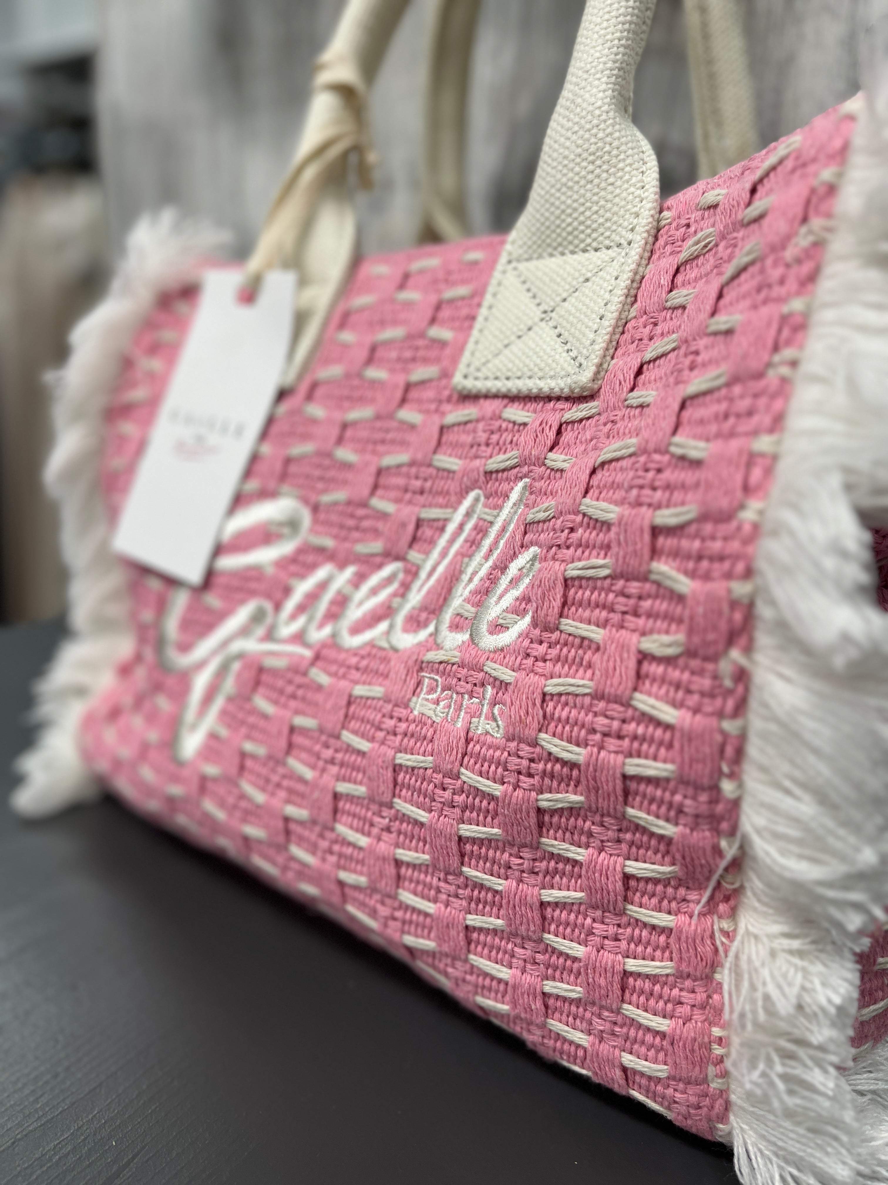 MINI SHOPPER CON RICAMO FIRMA GAELLE
