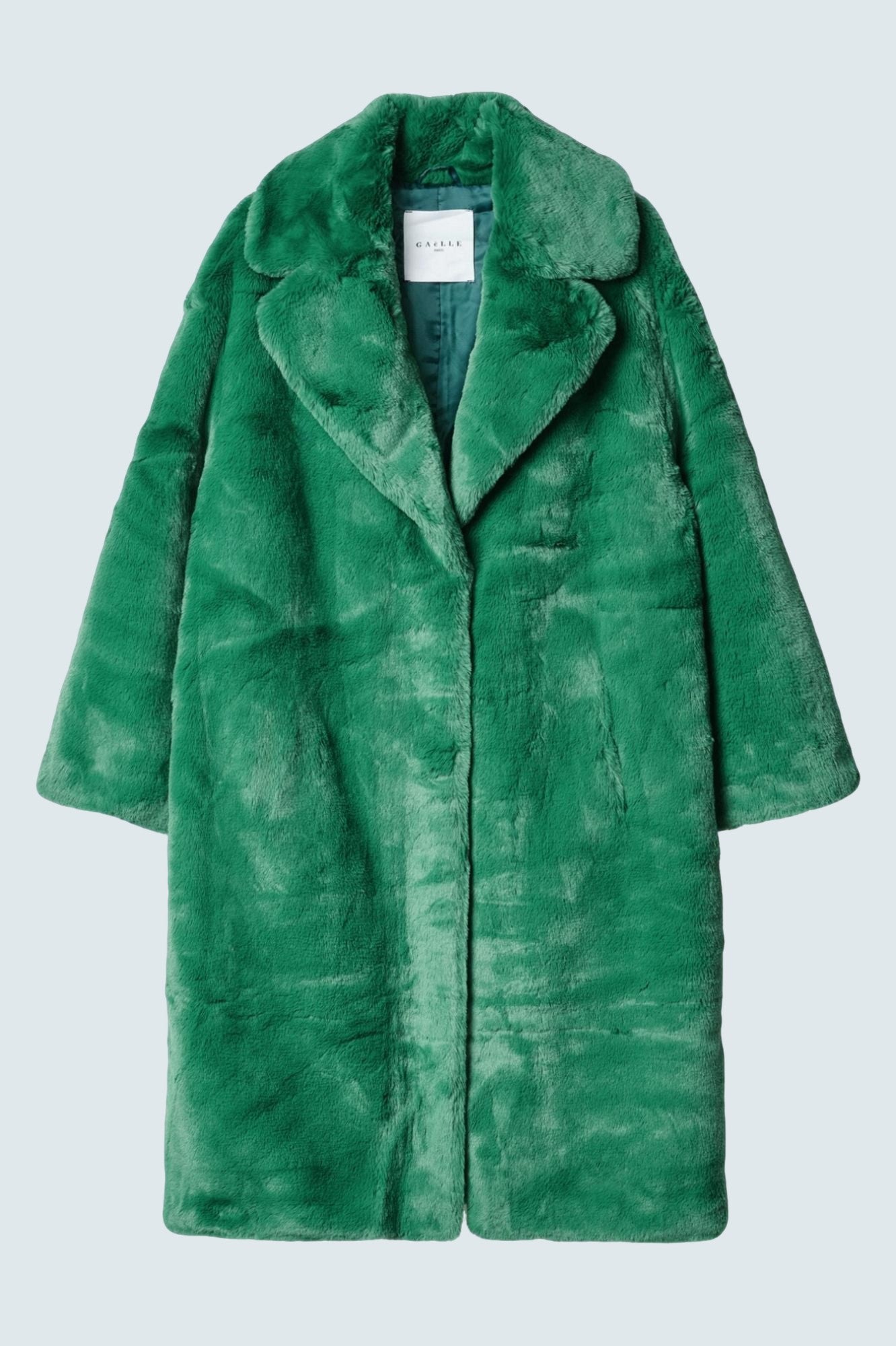 Cappotto In Pelliccia Ecofur Verde - GAELLE