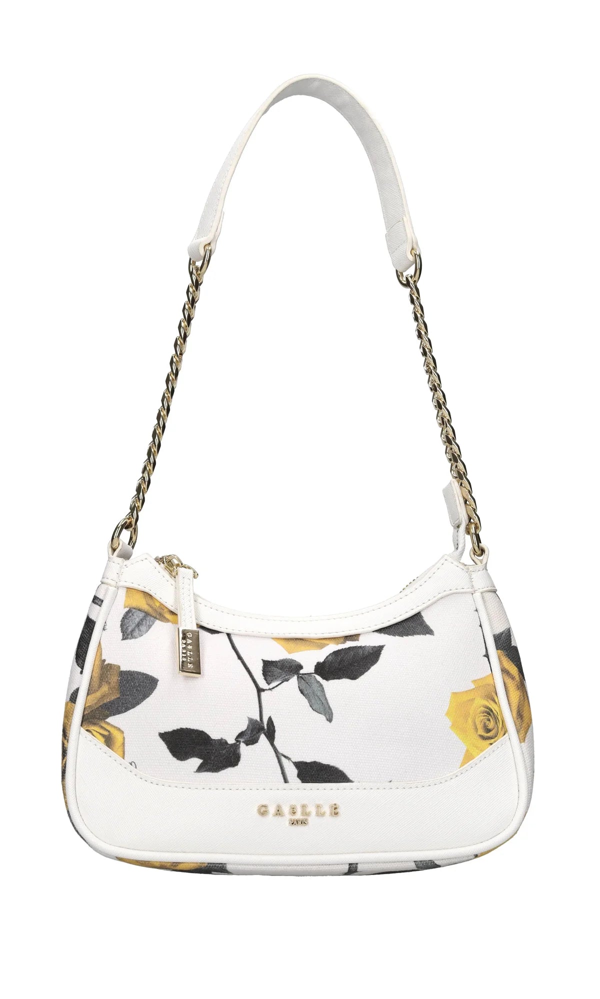 BORSA A SPALLA TESSUTO CON ROSE GAELLE