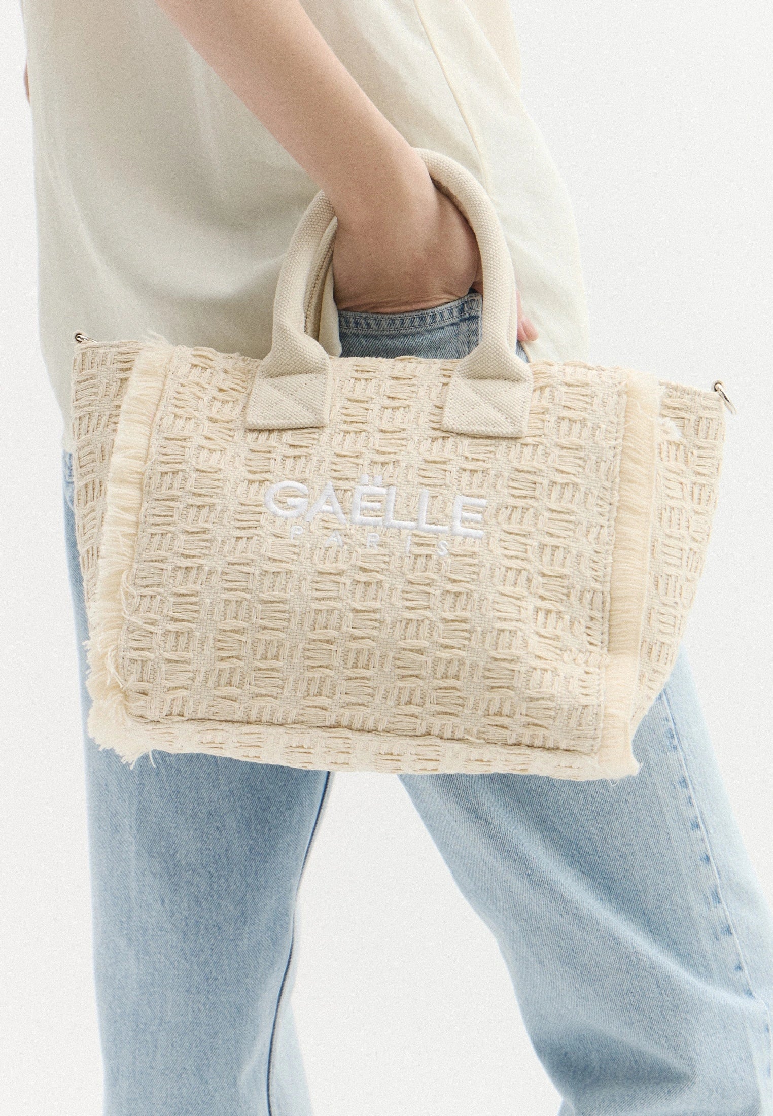 BORSA GAELLE TOTE REGULAR SHOPPER RICAMO